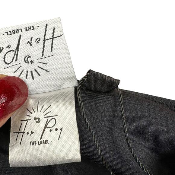 HER PONY Phoenix Bloomer Size 16 US 12 Black Star Sequin Beaded NWT Festival - Picture 6 of 11